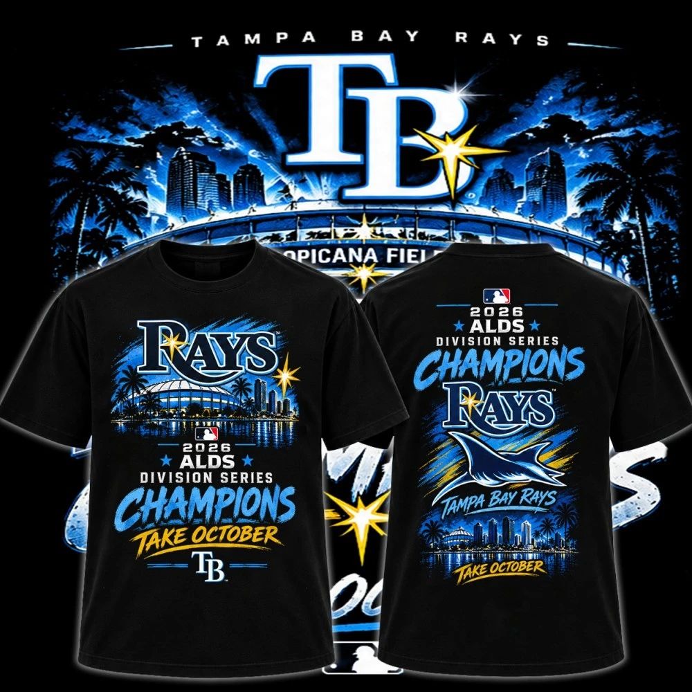 Vip. Tampa Bay Rays 2026 AL Division Series Champions T-Shirt
