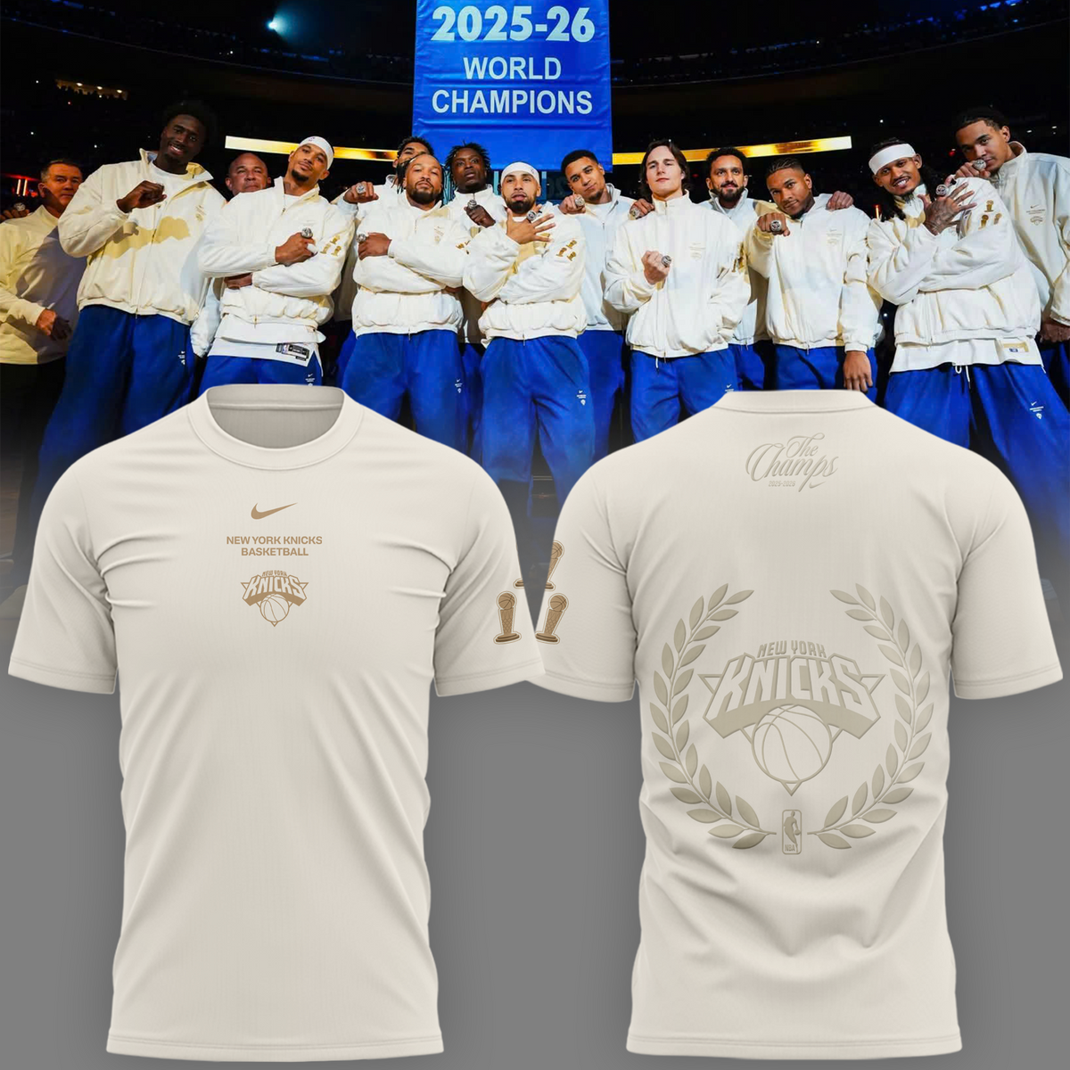 New York Knicks Champions night in the city T-shirt