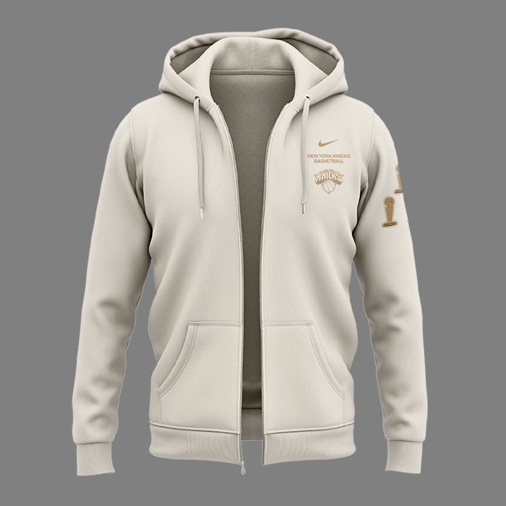 New York Knicks Champions night in the city zip Hoodie