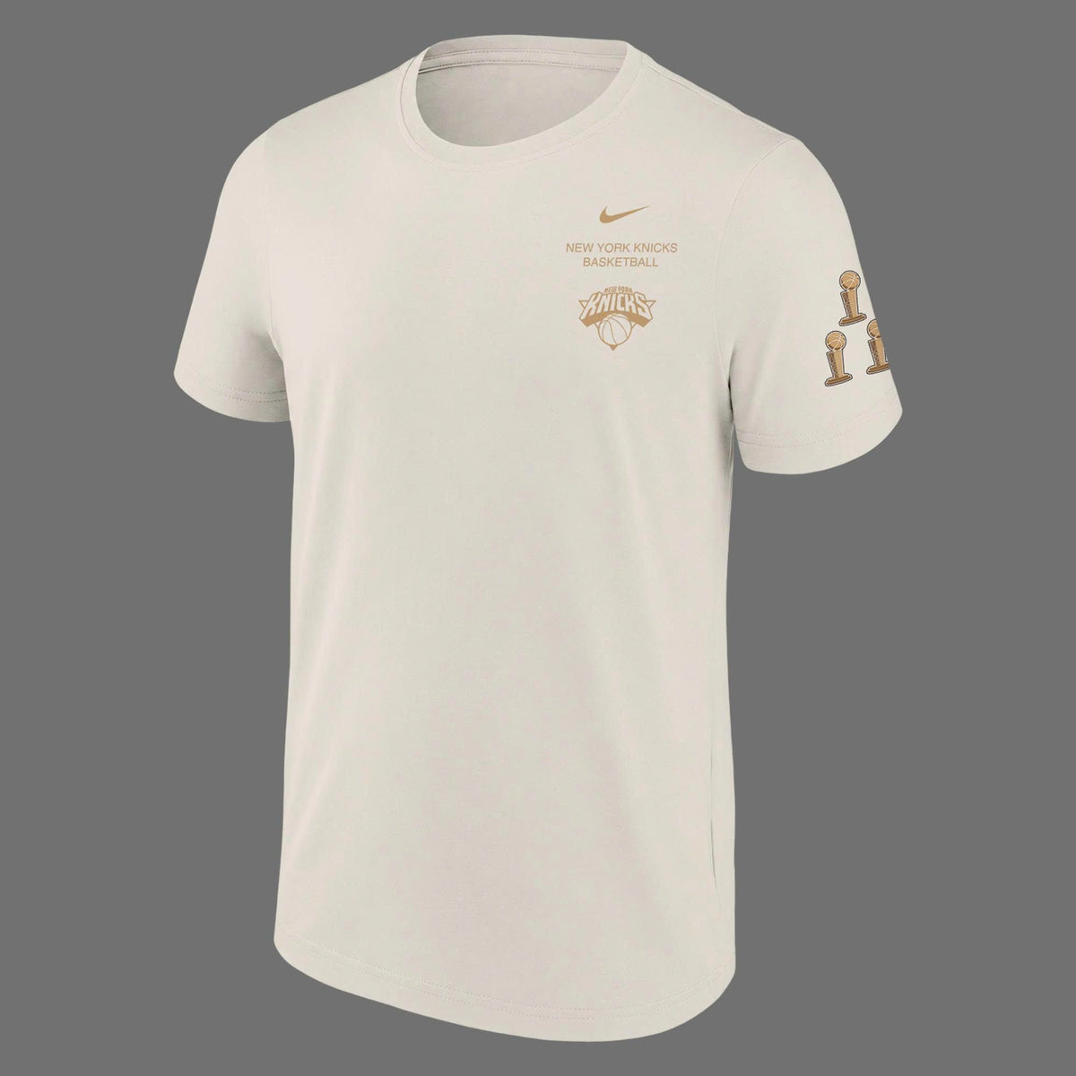 New York Knicks 2026 NBA Finals Champions Standard Issue Full-Tee - Cream