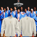 Unisex White New York Knicks 2026 Champions Night Sweatshirt