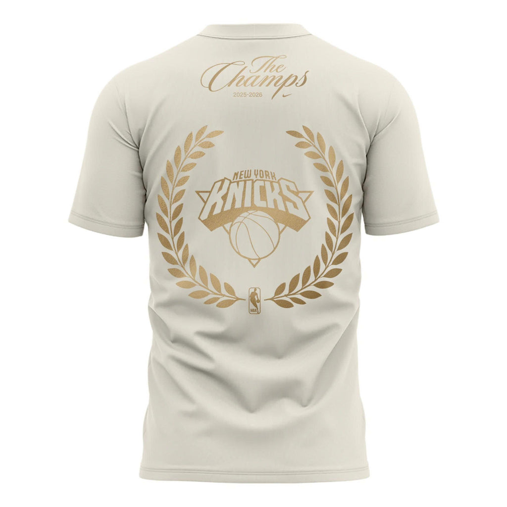 Unisex White New York Knicks 2026 Champions Night "The Champs" T-Shirt
