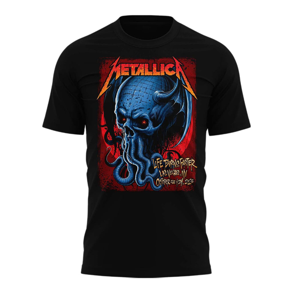 Metallica In Sphere Las Vegas Black T-Shirt