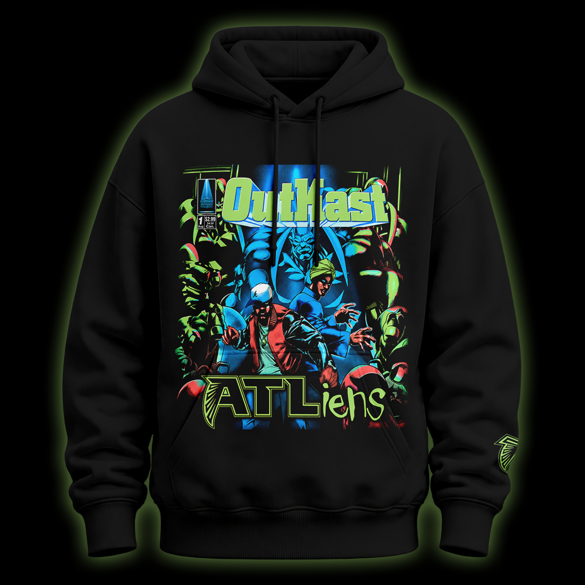 01.Outkast x Atlanta Falcons 30th Anniversary ATLiens Hoodie