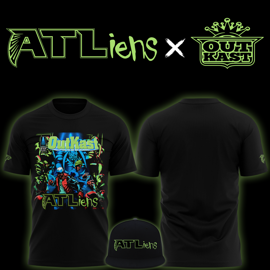 01.Outkast x Atlanta Falcons 30th Anniversary ATLiens T-shirt