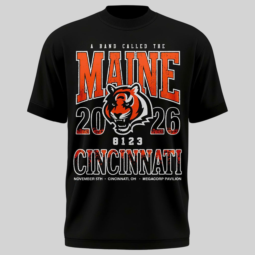cincinnati bengals x The Maine "The Tour Next Door" T-Shirt