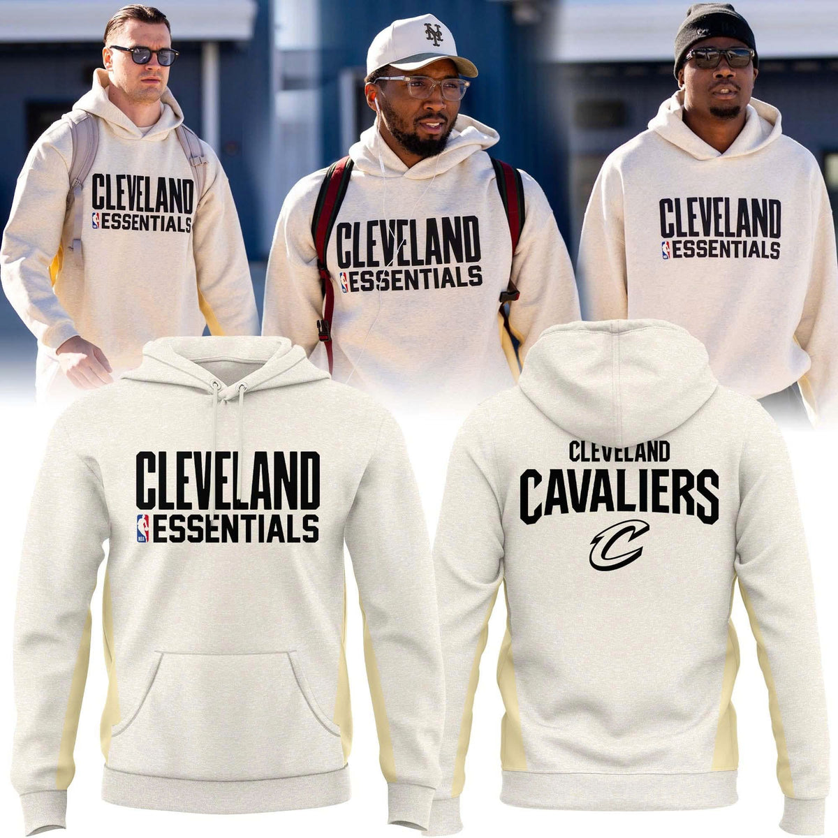 Cleveland Cavaliers Essentials Unisex Pullover Hoodie