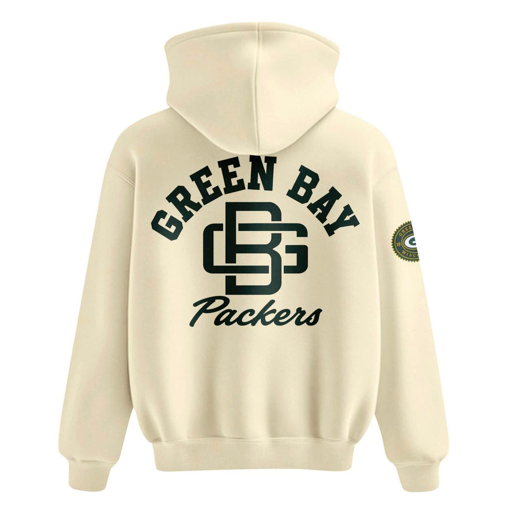 Coach Matt LaFleur Cream Green Bay Packers 2026 Hoodie