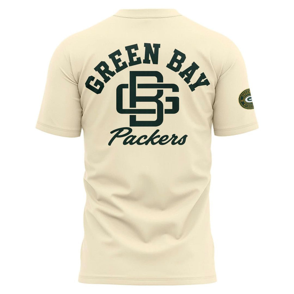 Coach Matt LaFleur Cream Green Bay Packers 2026 T-shirt