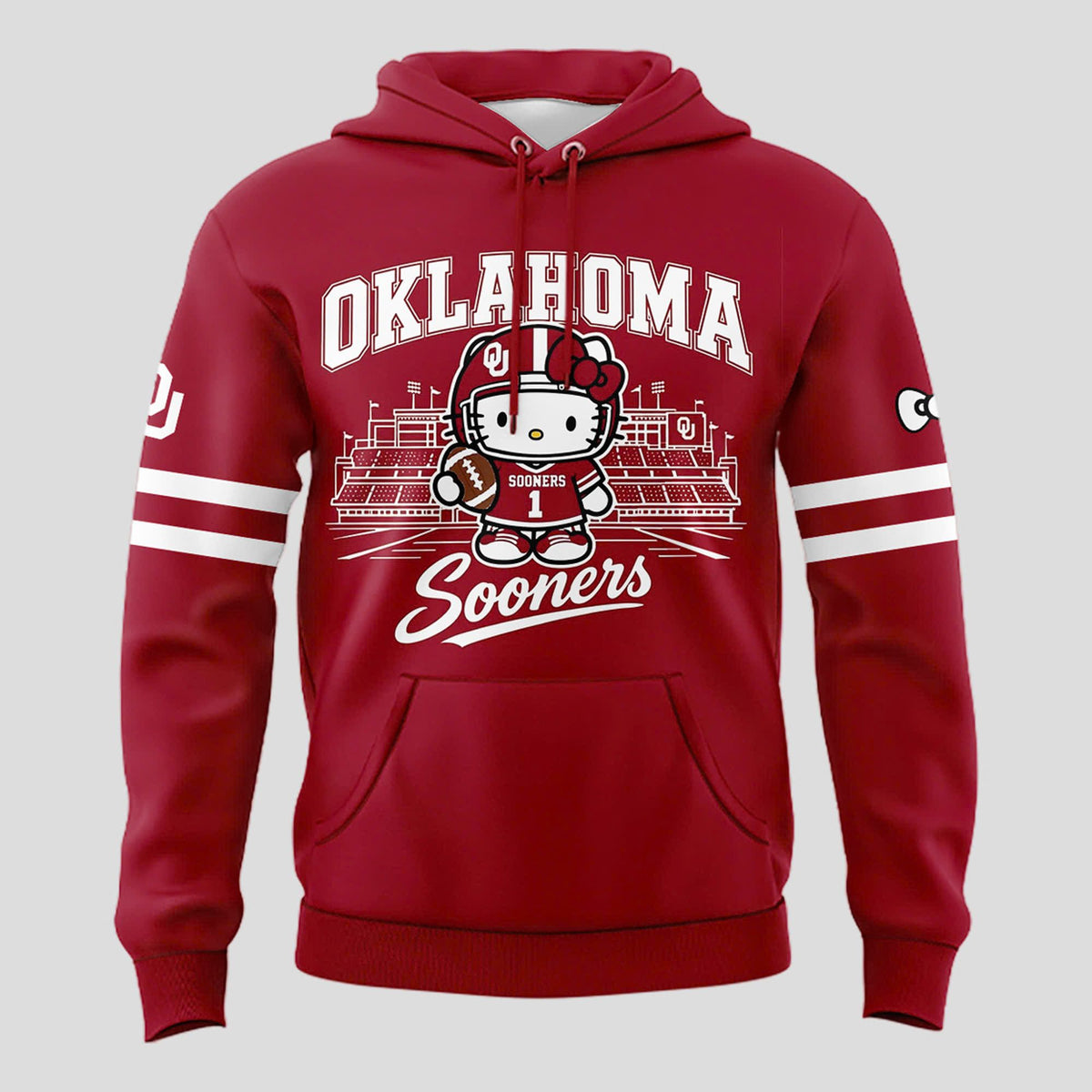 Speicla Edition Oklahoma Sooners x Hello Kitty Hoodie