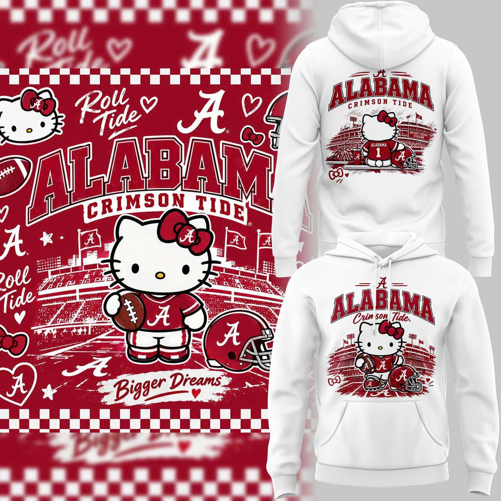 Speicla Edition Alabama Crimson Tide x Hello Kitty Hoodie