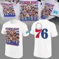 Exclusive 2026 T-Shirt Team Print "Opening Night" Philadelphia 76ers