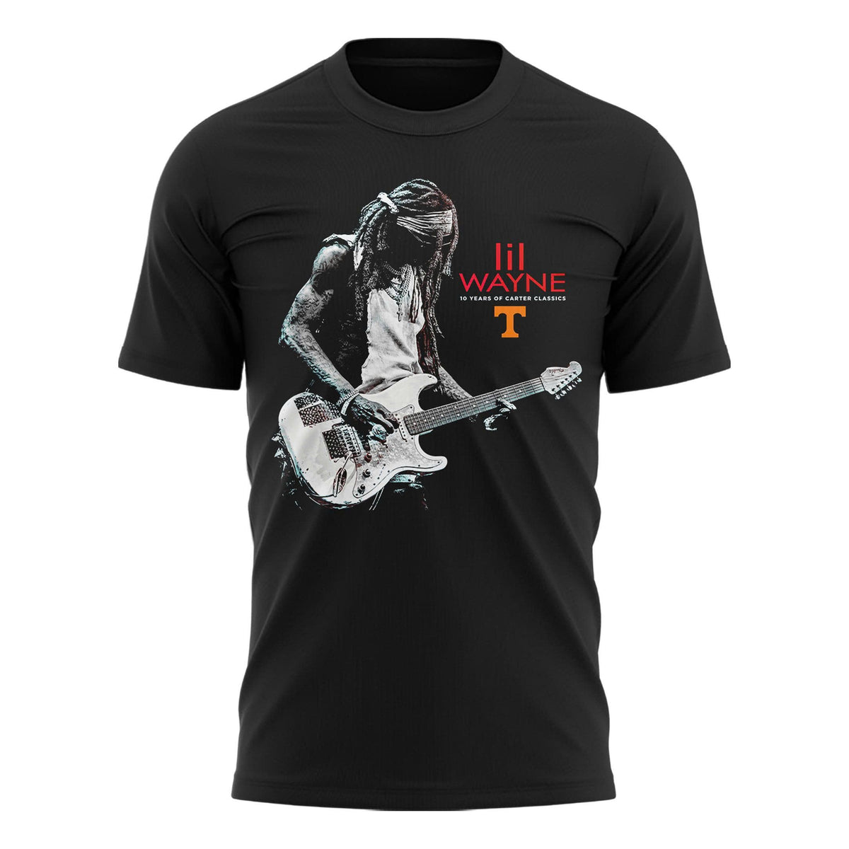 Tennessee Football x Lil Wayne "20 Years of Carter Classics” Tour T-shirt