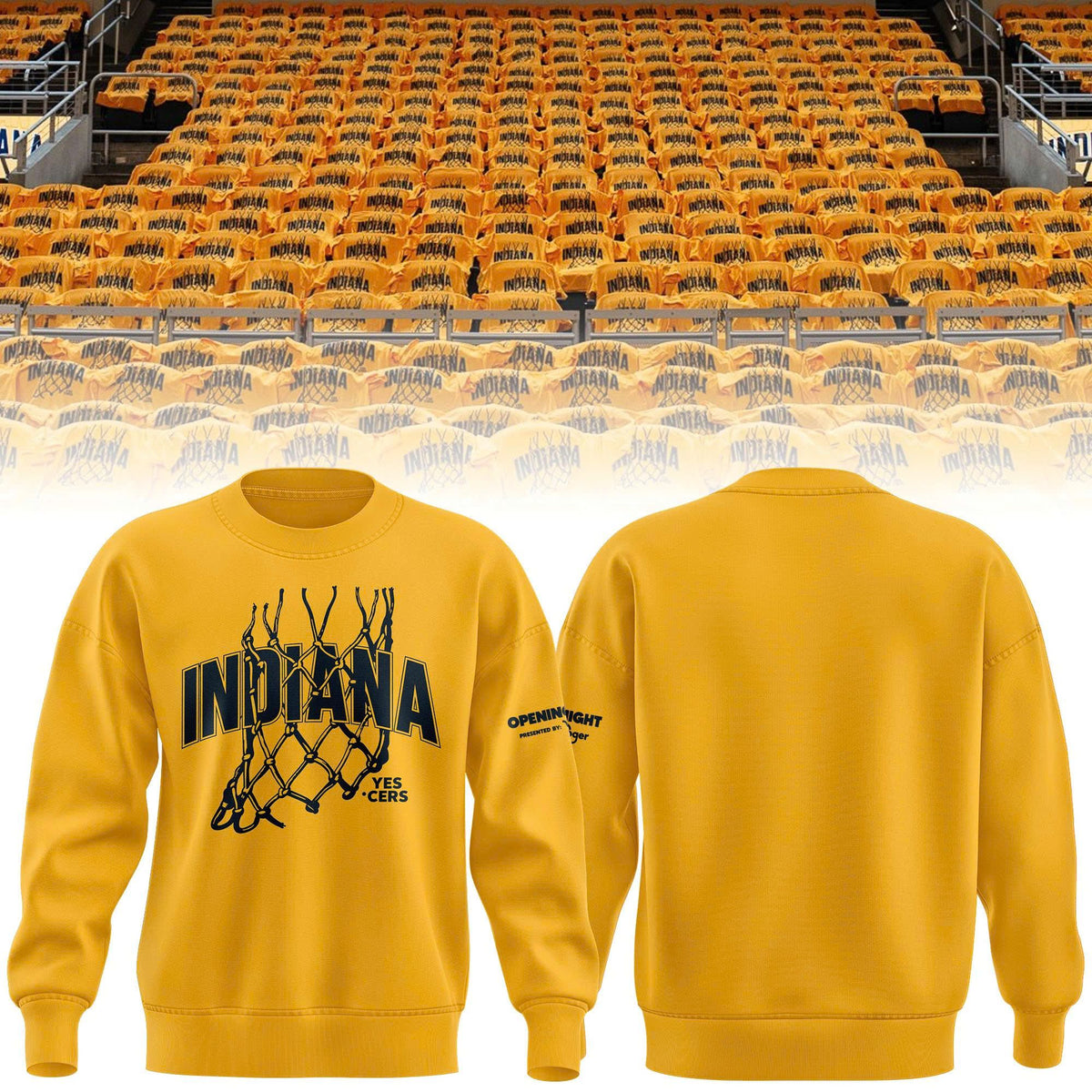 Exclusives Sweatshirt Opening Night of Indiana Pacers.