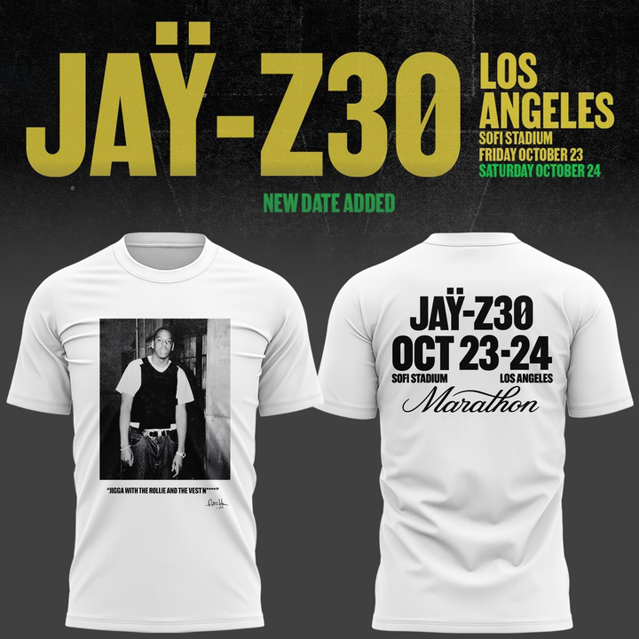 Marathon x JAY-Z 30 exclusive t-shirt 2026