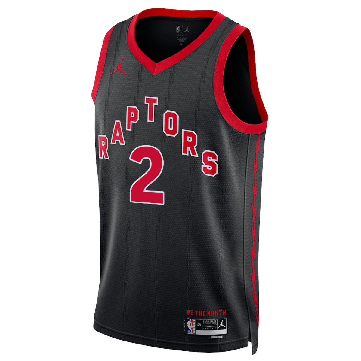 Kawhi Leonard #2 TOR Black Basketball Jersey