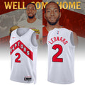 Kawhi Leonard #2 TOR White Basketball Jersey
