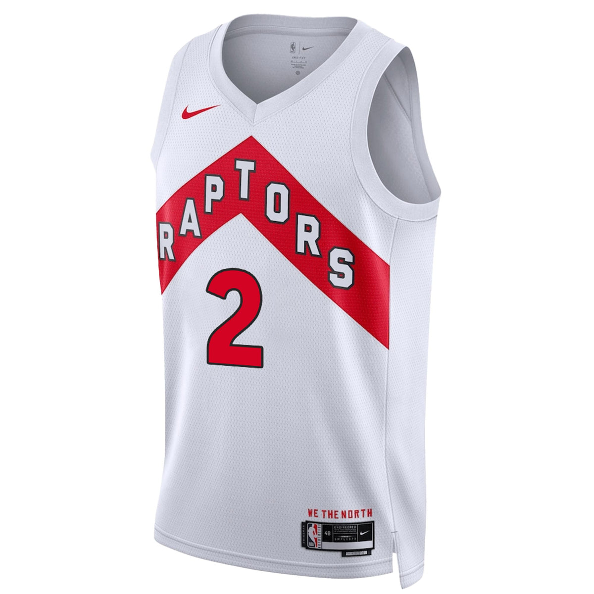 Kawhi Leonard #2 TOR White Basketball Jersey