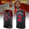 Kawhi Leonard #2 TOR Black Basketball Jersey