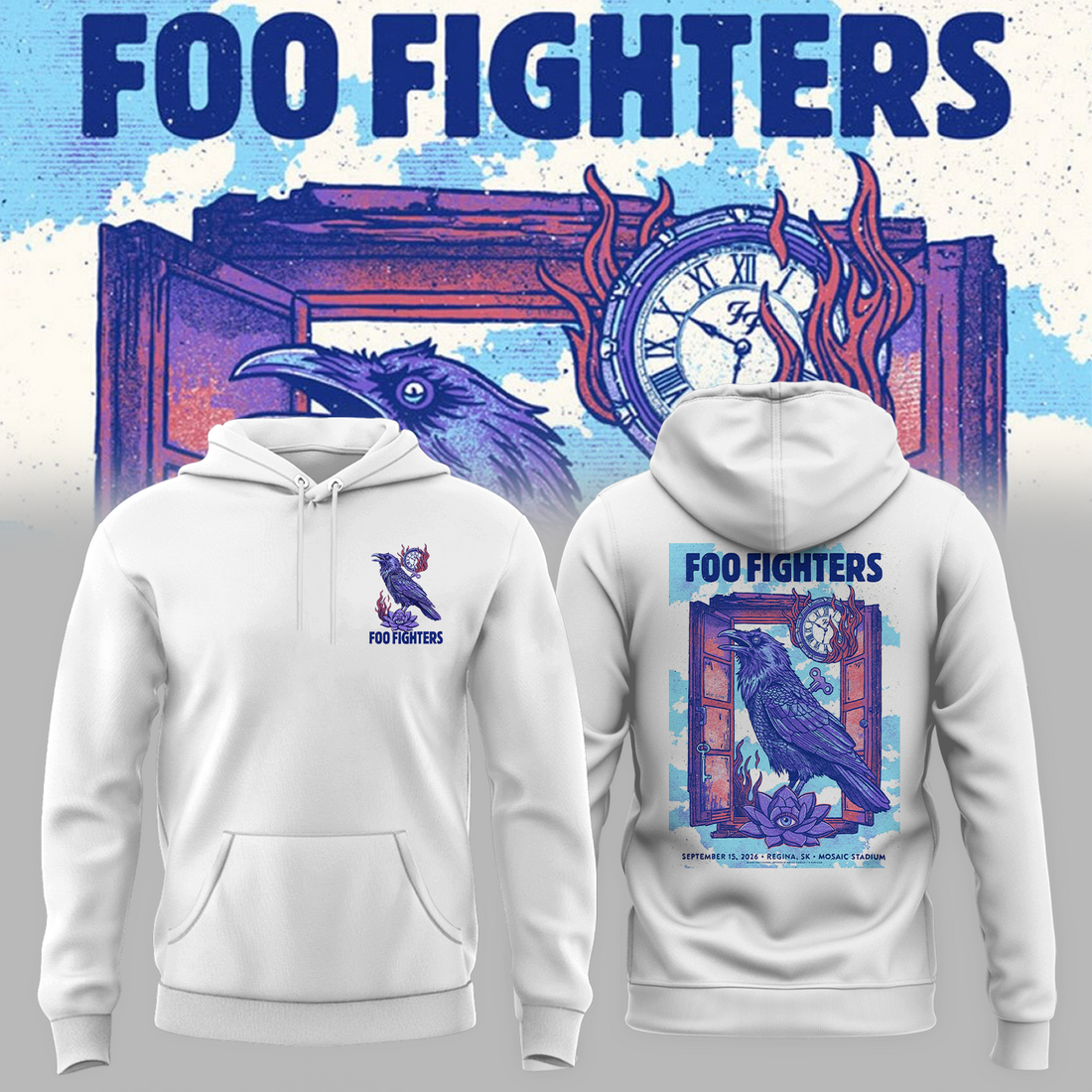 FF 🎸🎤 “Take Cover Tour 2026” at Mosaic Stadium,SK Hoodie