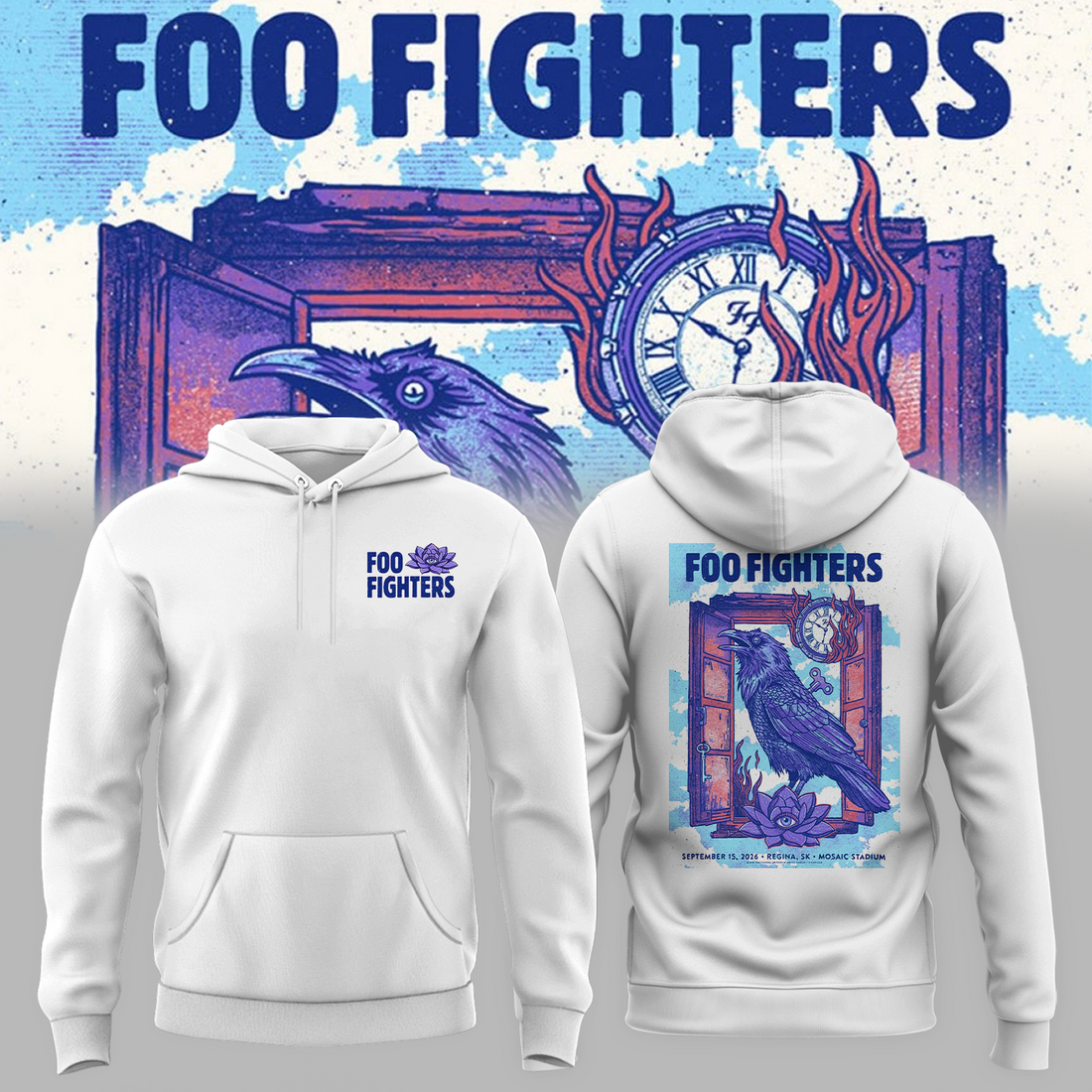 FF 🎸🎤 “Take Cover Tour 2026” at Mosaic Stadium,SK Hoodie