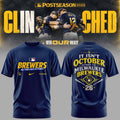 Limited Edition Milwaukee Brewers Postseason 2026 Clinched T-shirt