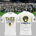 Limited Edition Milwaukee Brewers 2026 Division Series Champions Distressed Locker Room Take October T-shirt
