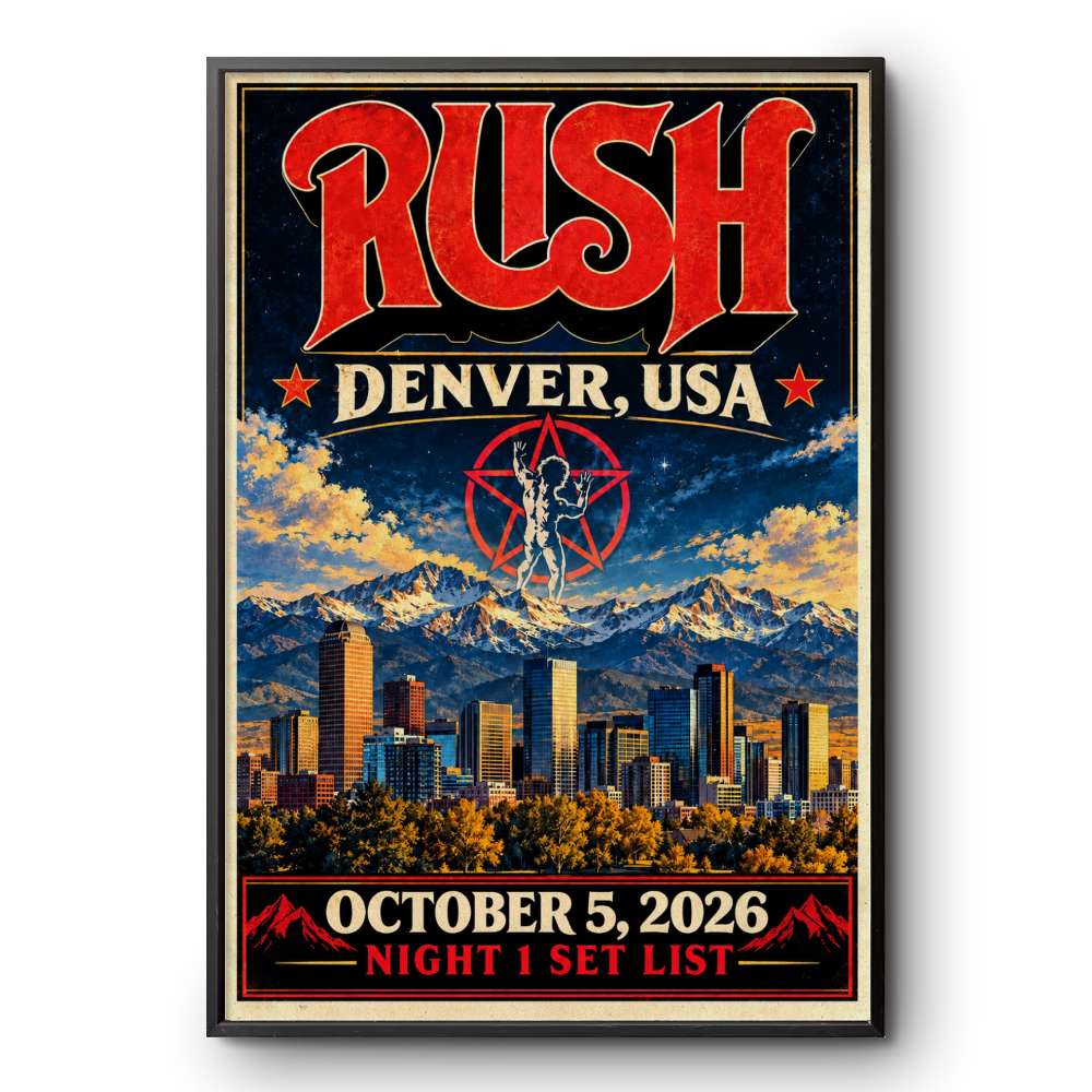 Fifty Something Tour 2026 Denver Poster