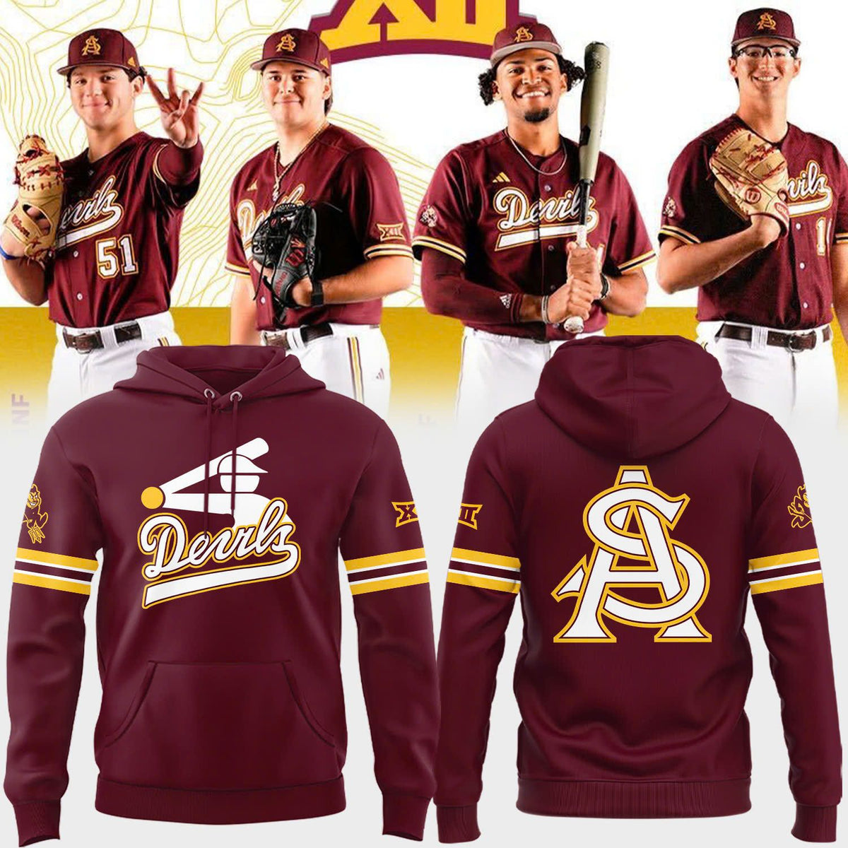 Special New ASSD Baseball Stickman Hoodie
