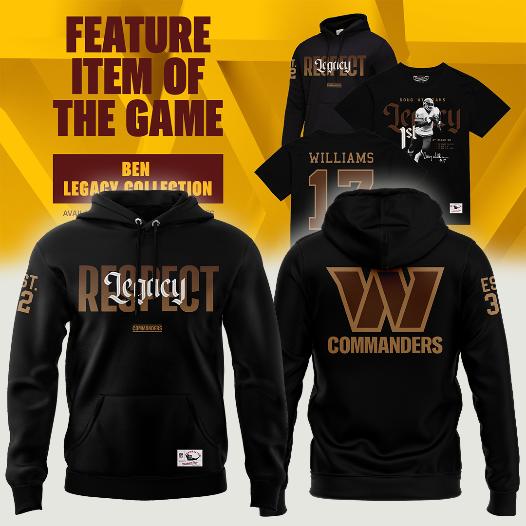 Doug Williams Washington Commanders Legacy Respect Pullover Hoodie V2