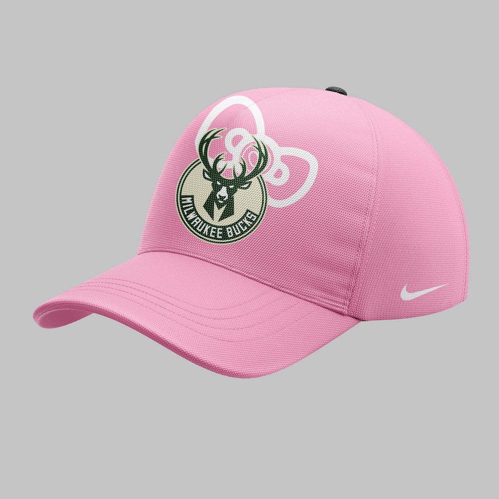 Special New Milwaukee Bucks x Hello Kitty Pink Hoodie 2024