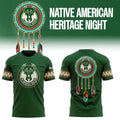 Limited Edition Native American Heritage Night Milwaukee Bucks T shirt