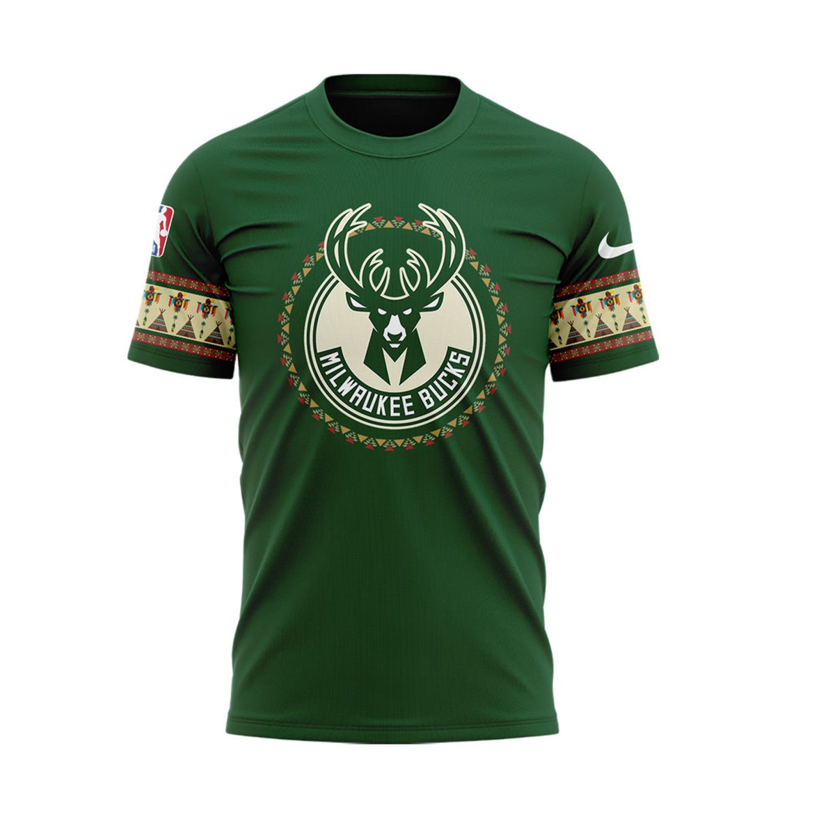 Limited Edition Native American Heritage Night Milwaukee Bucks T shirt