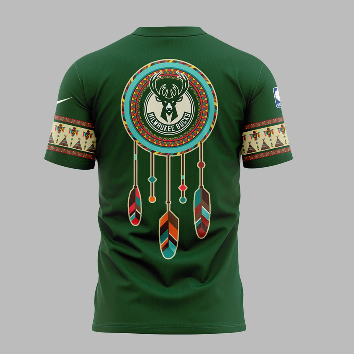 Limited Edition Native American Heritage Night Milwaukee Bucks T shirt
