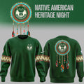 Limited Edition Native American Heritage Night Milwaukee Bucks Sweatshirt