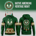 Limited Edition Native American Heritage Night Milwaukee Bucks Hoodie