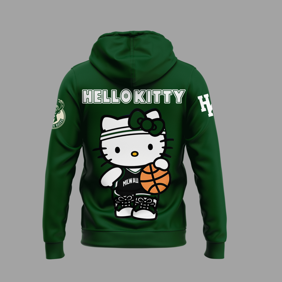 Special New Milwaukee Bucks x Hello Kitty Hoodie 2024