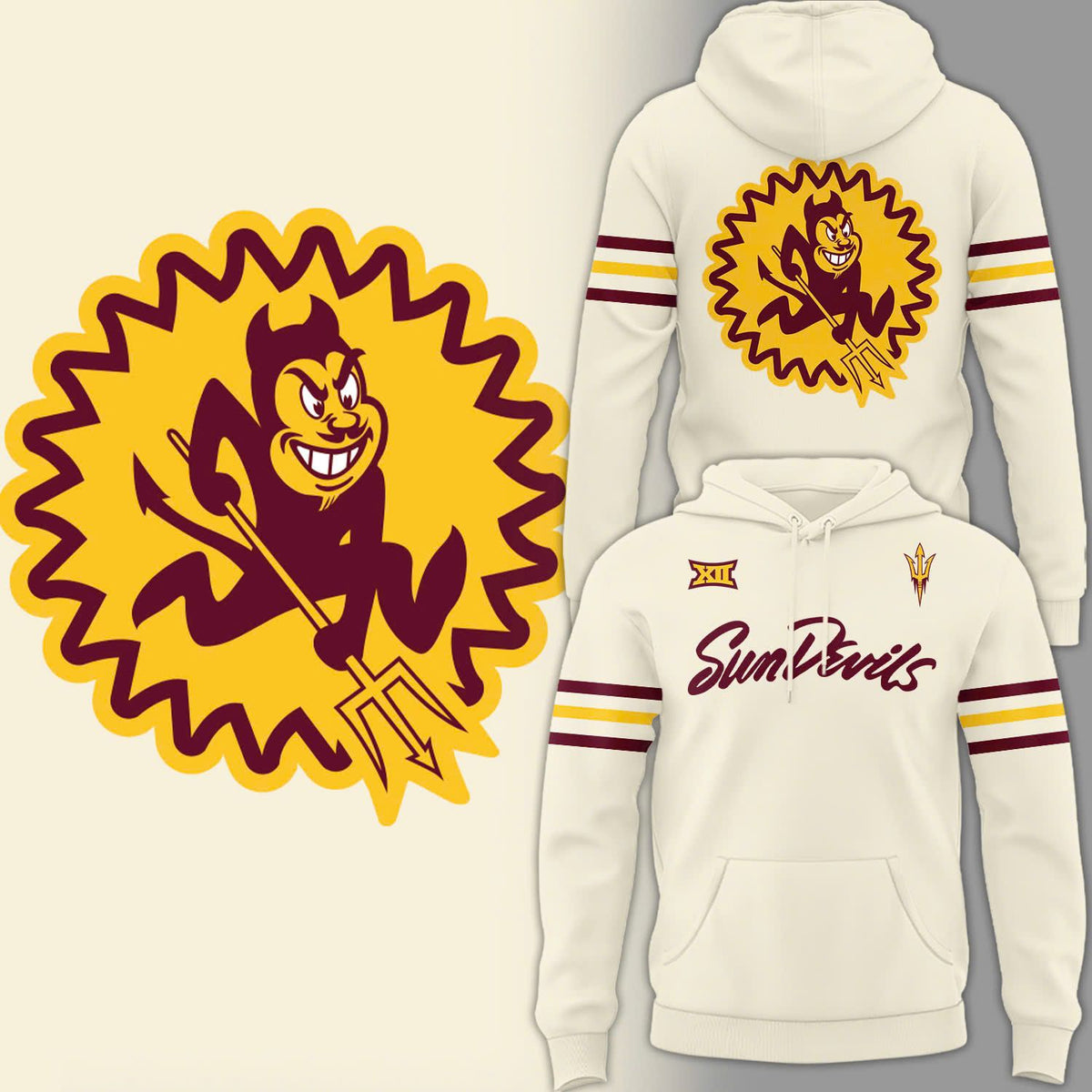 2025 Sun Devils Wordmark New Logo Hoodie