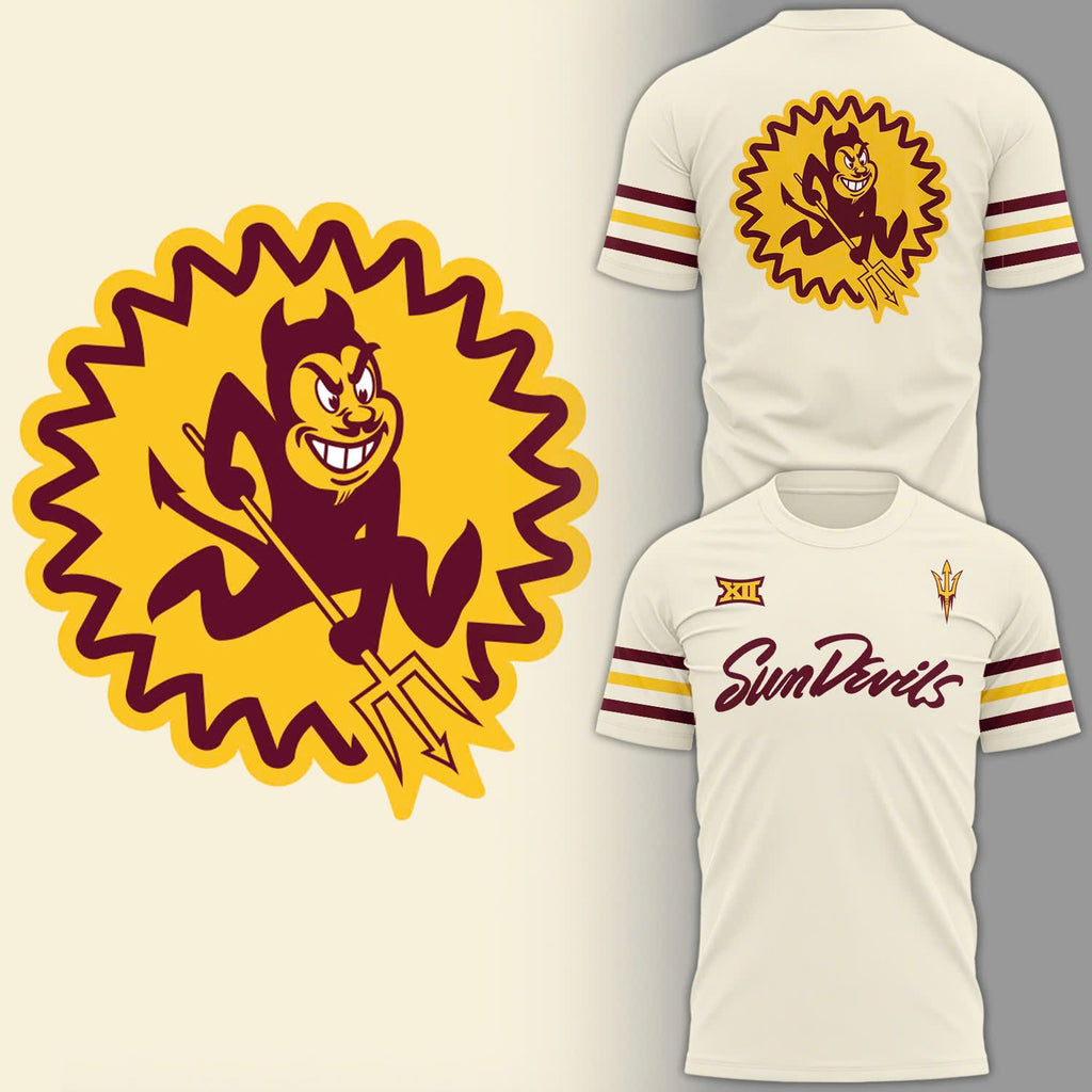 2025 Sun Devils Wordmark New Logo T-Shirt