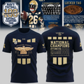 Limited Edition Navy Football 100th Anniversary National Champions T-shirt