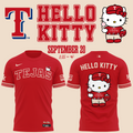 Exclusive Tejas City Connect Texas Rangers x Hello Kitty T-Shirt 2026