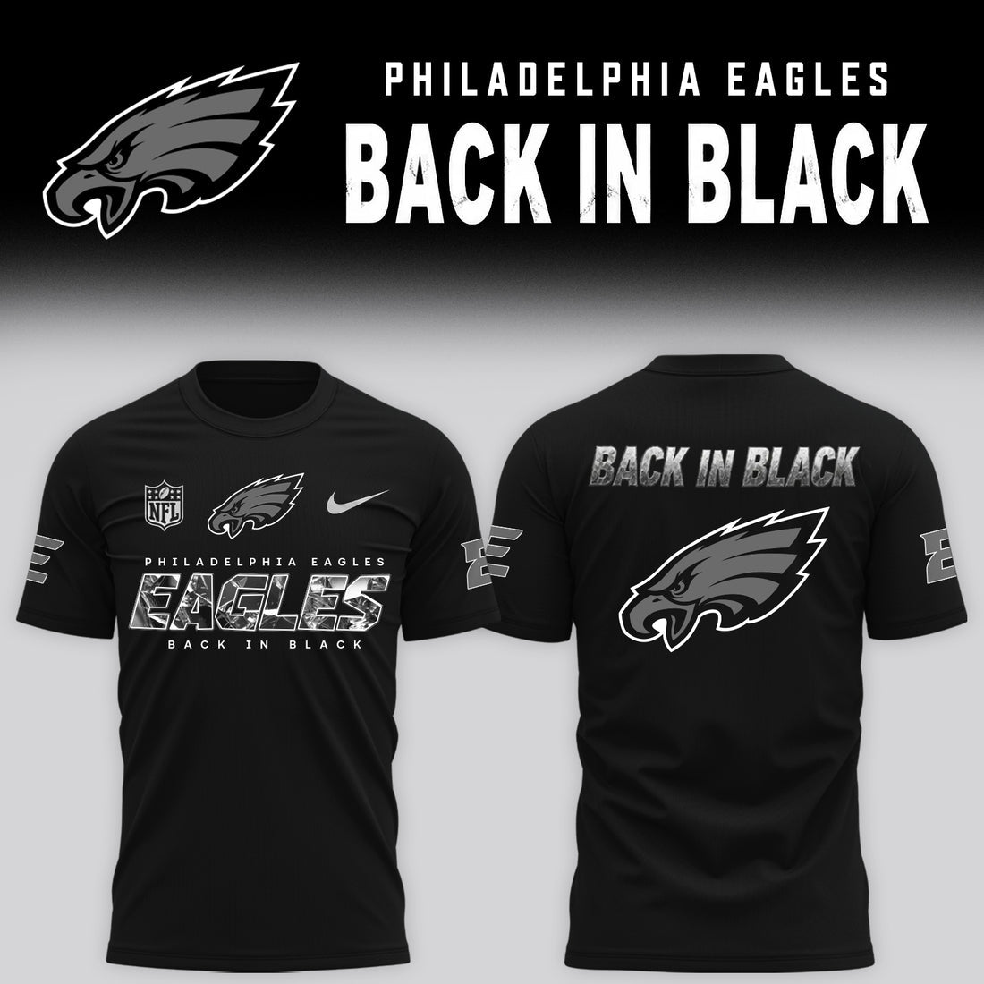 2026 Eagles - Back In Black Limited Edition Tshirt