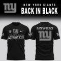 2026 NY Giants - Back In Black Limited Edition Tshirt