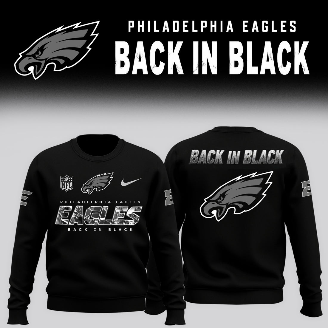 2026 Eagles - Back In Black Limited Edition Sweater