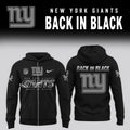 2026 NY Giants - Back In Black Limited Edition ZipHoodie